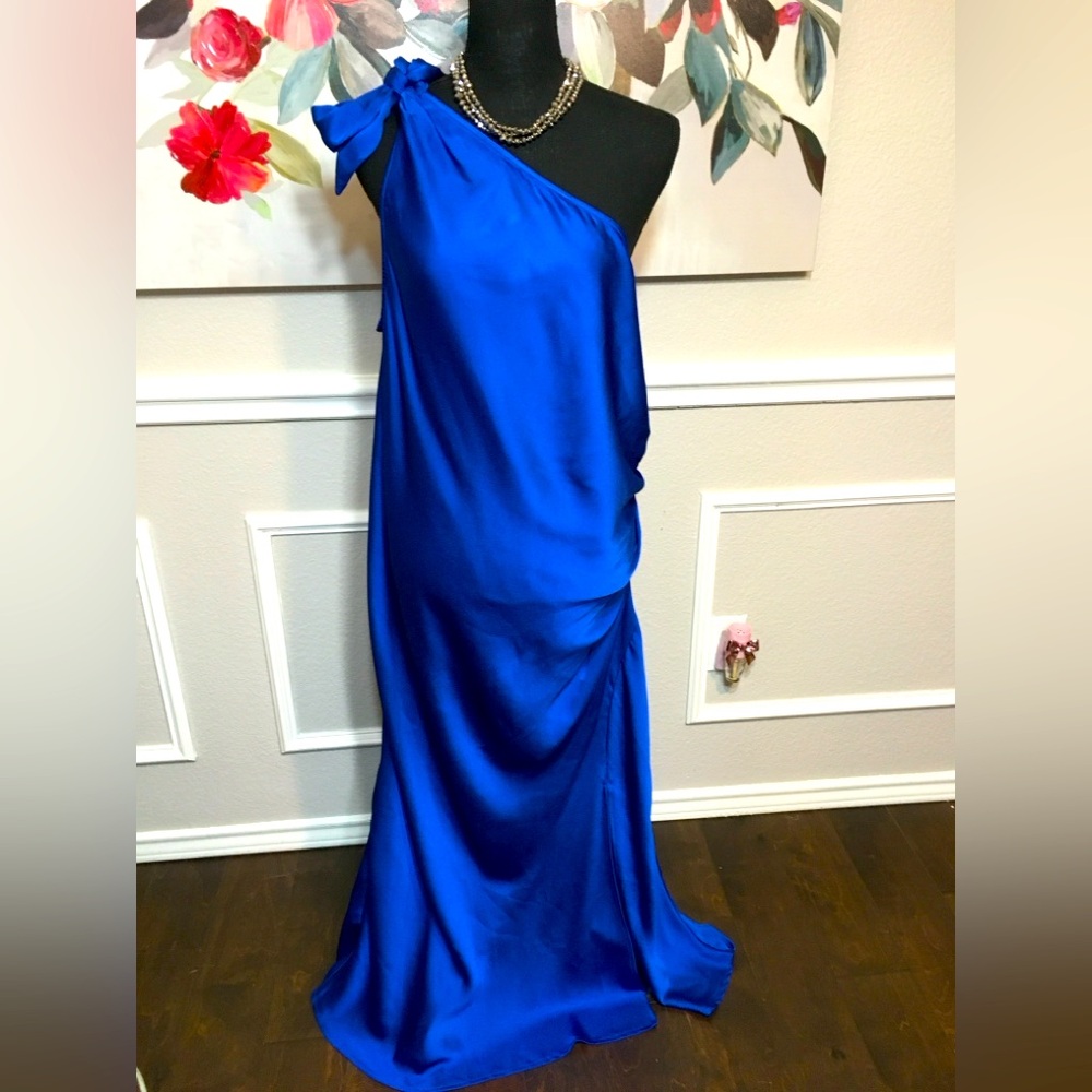 One Shoulder Ruched Dress